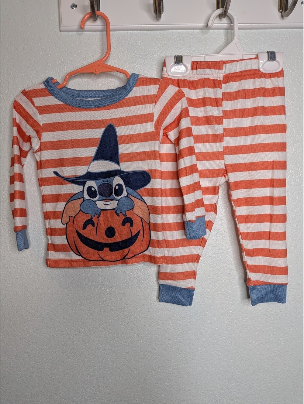 Disney Toddler Lilo & Stitch Pumpkin Pajama Set 2T